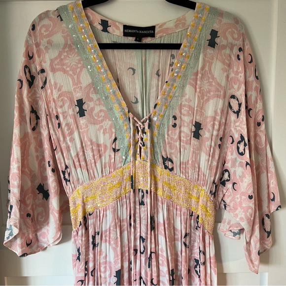 Hemnant & Nandita printed Maxi size large - Picture 4 of 9